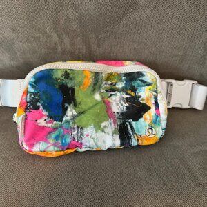 Lululemon Everywhere Belt Bag, No Limits White Multi, Good Condition